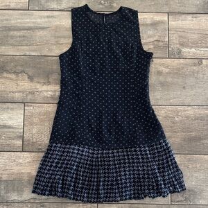 Abercrombie & Fitch Navy Patterned Mini Dress